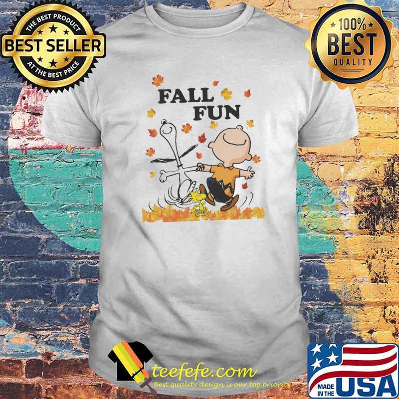 Fall Fun snoopy charlie brown woodstock shirt Fall Fun snoopy charlie brown woodstock shirt