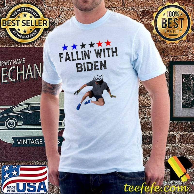 Falling off Joe Biden bicycle shirt Falling off Joe Biden bicycle shirt
