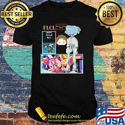 Flcl the pillows fooly cooly anime naota mamin haruko shirt