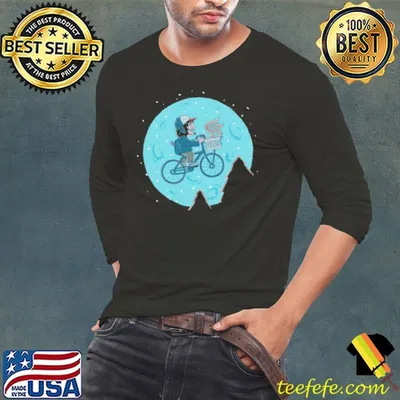 Flying to the moon stranger things shirt