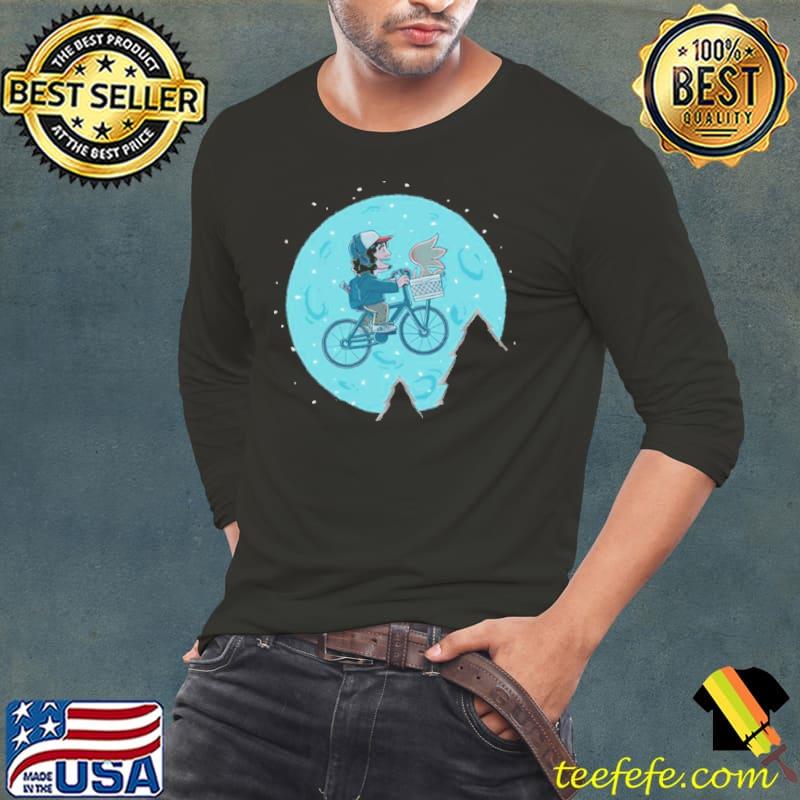 Flying to the moon stranger things shirt Flying to the moon stranger things shirt