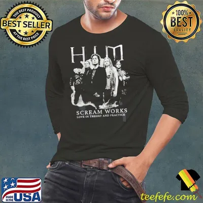 Friends and ville valo him retro rock band shirt
