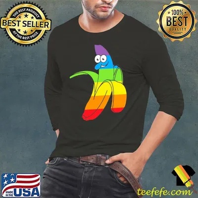 Fruity banana lbgt pride month lgbtq+ support shirt