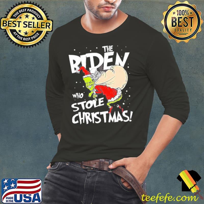 Funny the Biden who stolen christmas shirt Funny the Biden who stolen christmas shirt