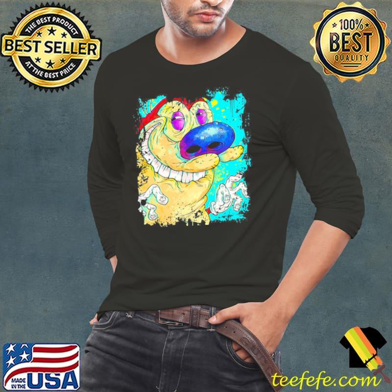 Funny the show ren and stimpy 90s cartoon shirt