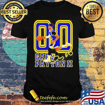 Gary payton iI signature basketball fans shirt