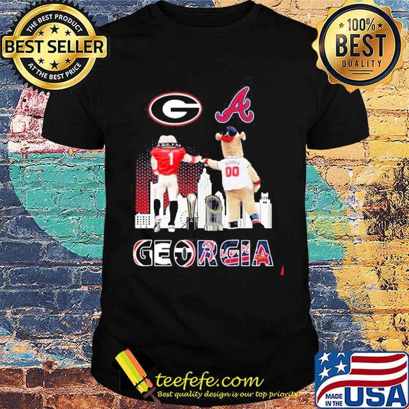 Georgia Bulldogs and atlanta braves shirt