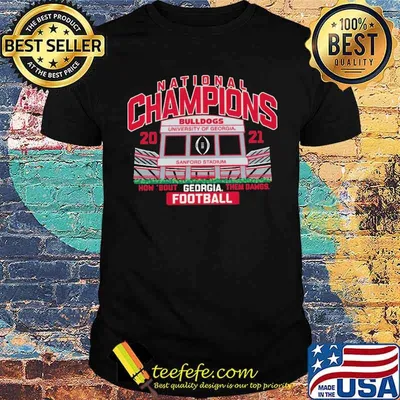 Georgia Bulldogs blue 84 college Football playoff 2021 national champions stadium shirt