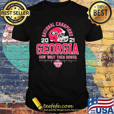 Georgia Bulldogs college Football playoff 2021 national champions helmet arch shirt