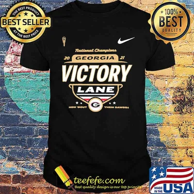 Georgia Bulldogs college Football playoff 2021 national champions victory lane shirt