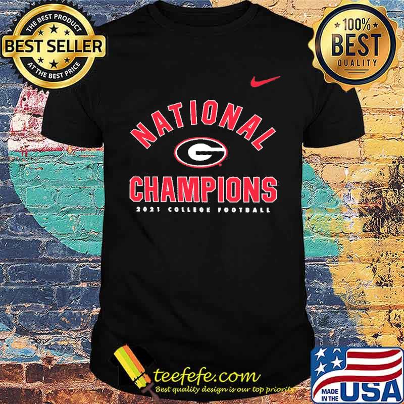 Georgia Bulldogs nike college Football playoff 2021 national champions shirt