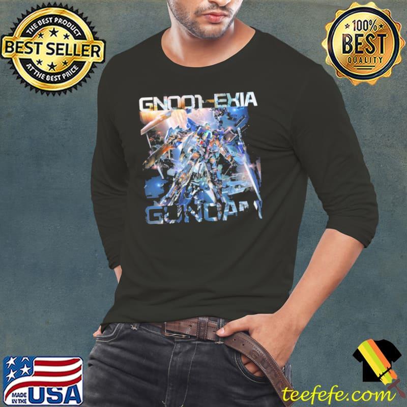 Gn001 exia gundam s Long Sleeve Tee Gn001 exia gundam s Long Sleeve Tee