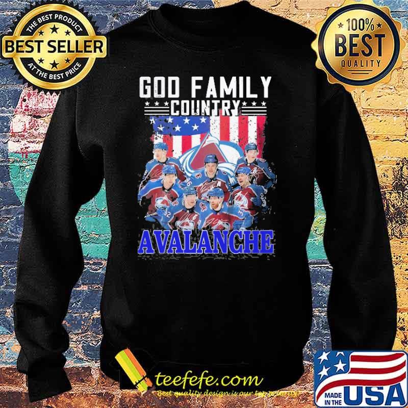 God family country avalanche signature hockey 2022 limited edition s Sweater God family country avalanche signature hockey 2022 limited edition s Sweater