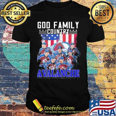 God family country avalanche signature hockey 2022 limited edition shirt