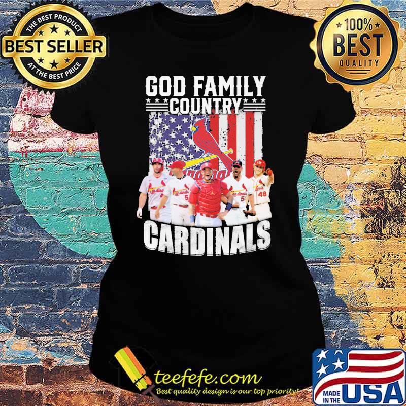 God family country cardinals s Ladies tee God family country cardinals s Ladies tee