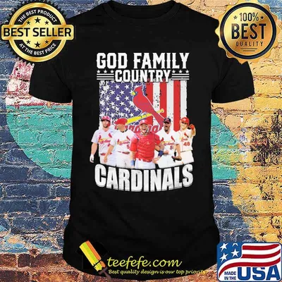 God family country cardinals shirt