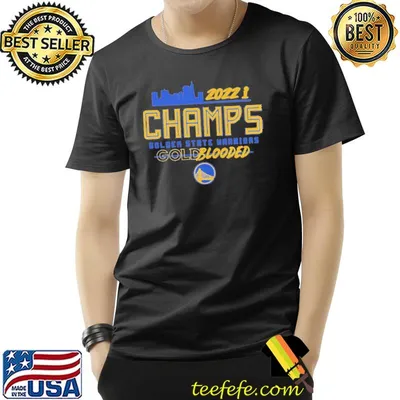 Gold blooded golden state warriors 2022 NBA finals champions city shirt