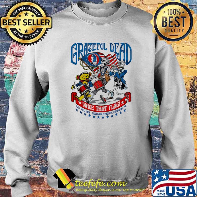 Grateful dead wave than flag sullivan stadium skeletons s Sweater Grateful dead wave than flag sullivan stadium skeletons s Sweater
