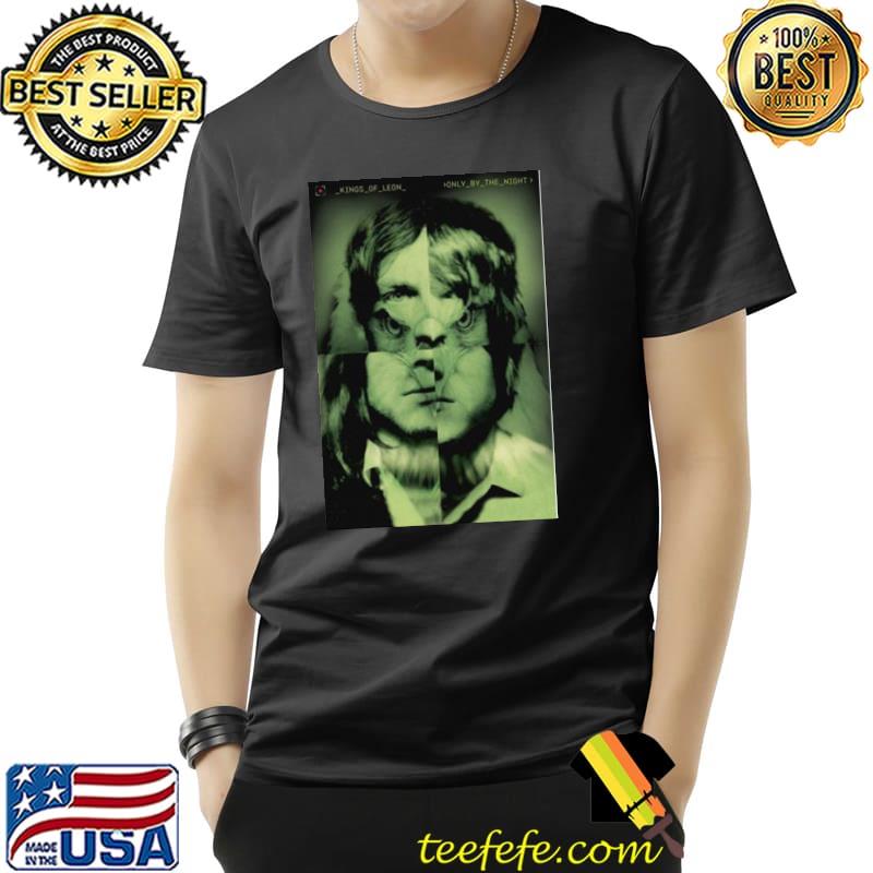 Green art kings of leon band shirt