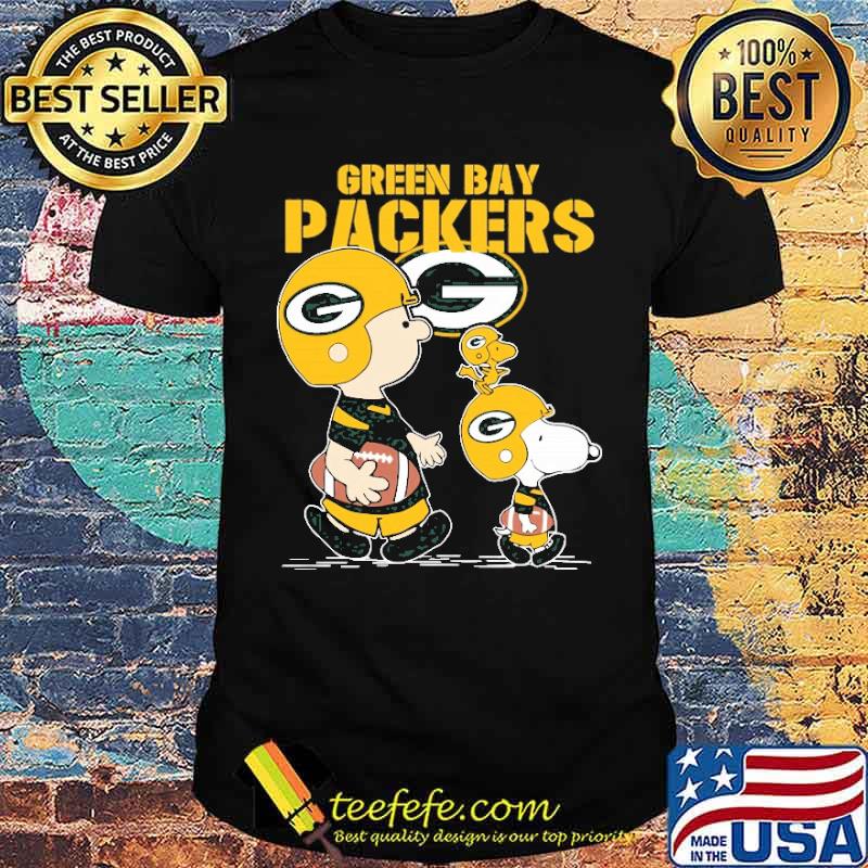 Green Bay Packers let's play Football together Snoopy NFL shirt