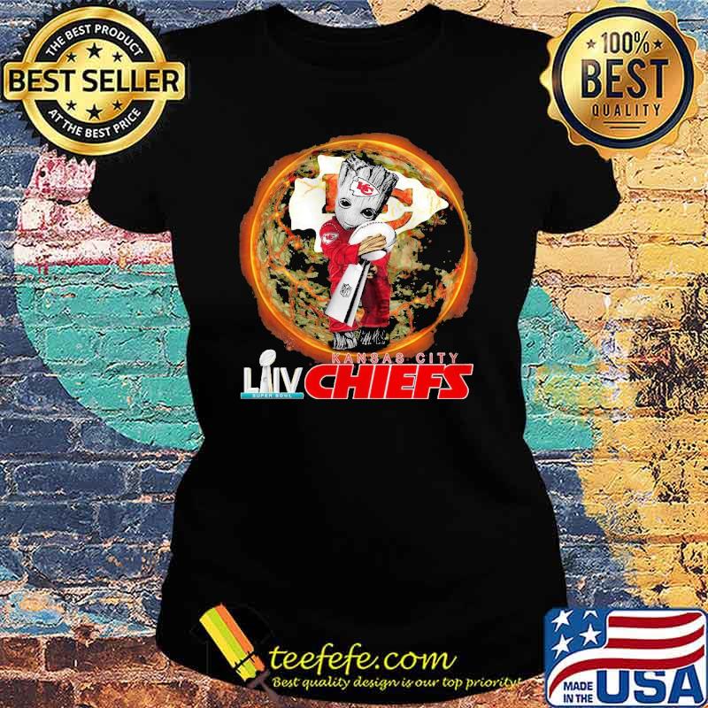 Groot hug super bowl champions Kansas city Chiefs s Ladies tee Groot hug super bowl champions Kansas city Chiefs s Ladies tee