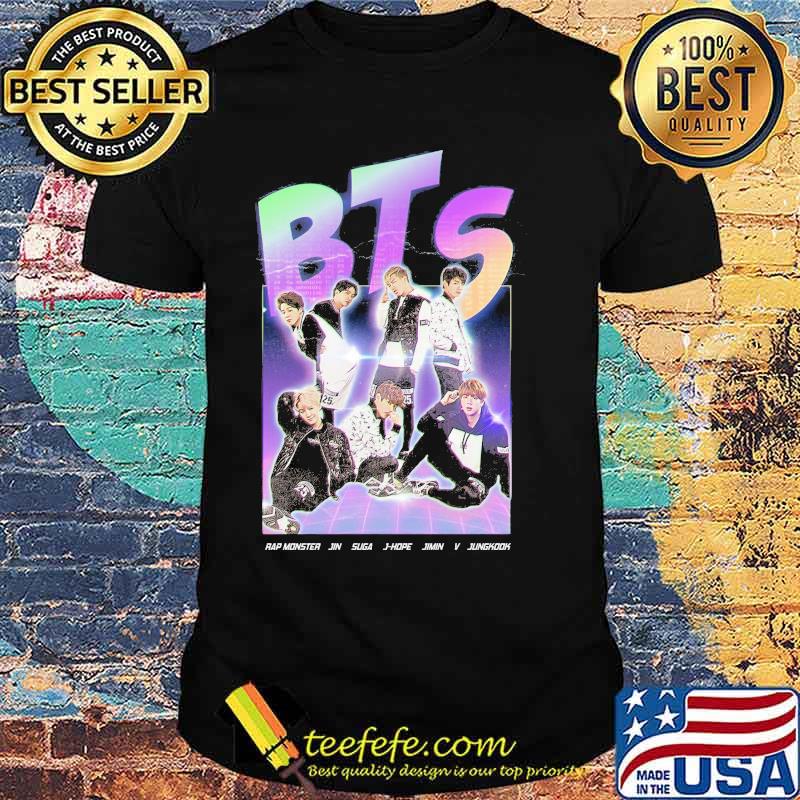 Group bts kpop idols sign for army jungkook rap monster taehyung shirt