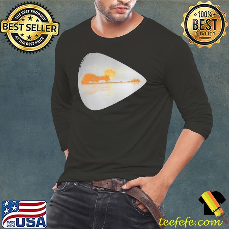 Guitar water reflection moon s Long Sleeve Tee Guitar water reflection moon s Long Sleeve Tee