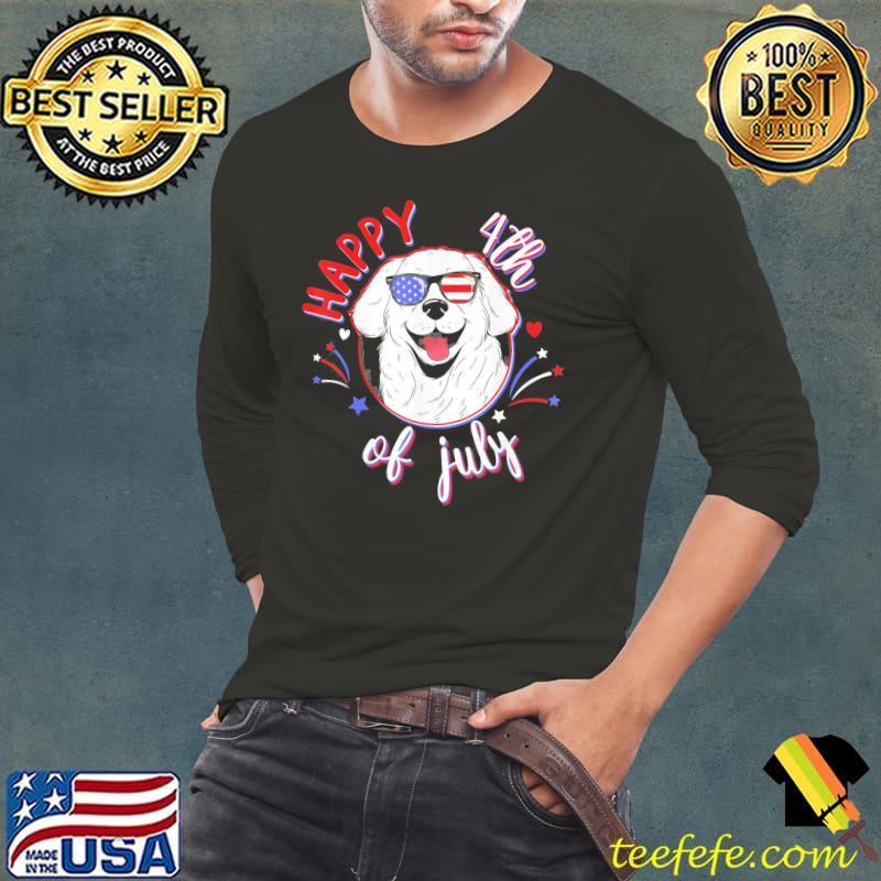 Happy 4th of july dog labrador adorable firework pet lab s Long Sleeve Tee Happy 4th of july dog labrador adorable firework pet lab s Long Sleeve Tee