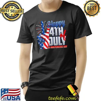 Happy 4th of July Independence Day Patriot Flag America T-Shirt