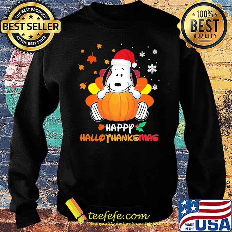 Happy halloween thanks giving christmas snoopy s Sweater Happy halloween thanks giving christmas snoopy s Sweater