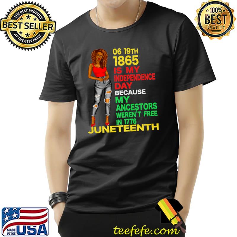 Happy Juneteenth Is My Independence Day Free Black Women Premium T-Shirt Unisex Happy Juneteenth Is My Independence Day Free Black Women Premium T-Shirt Unisex