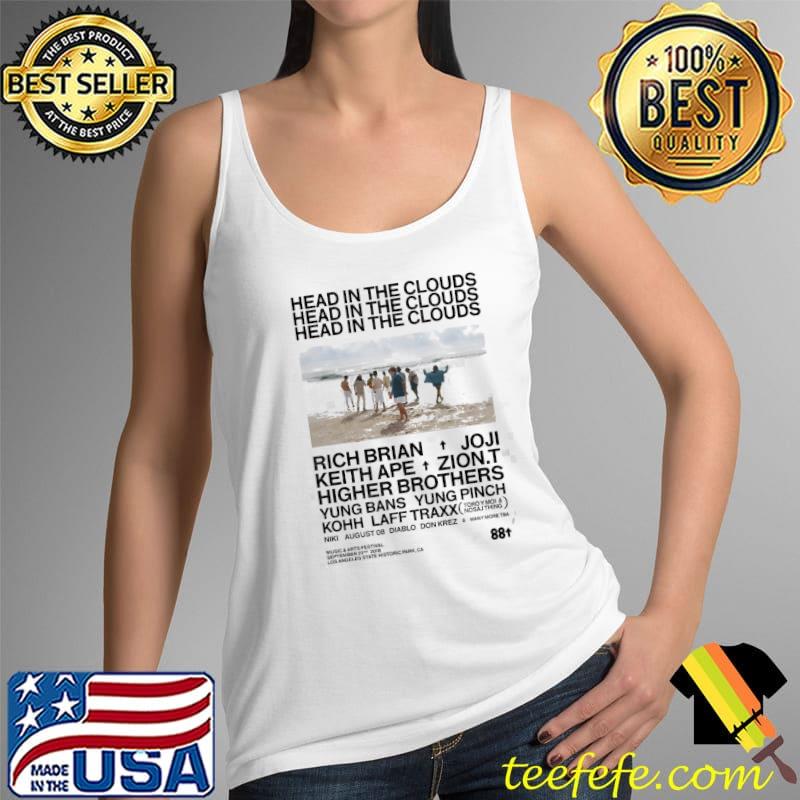 Head in the clouds 88 rising team rich brian s Tank Top Head in the clouds 88 rising team rich brian s Tank Top