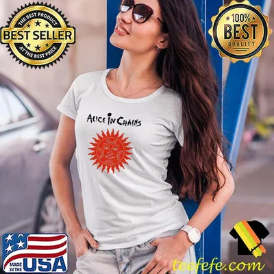 Hot sun burn alice in chains shirt