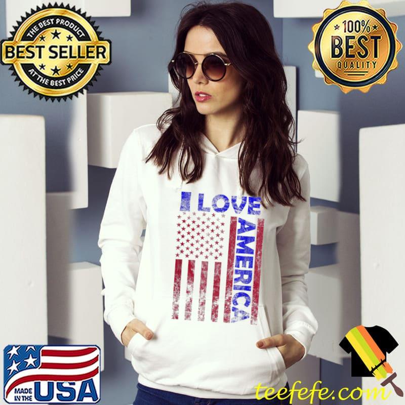 I love America usa flag 4th july independence day usa s Hoodie I love America usa flag 4th july independence day usa s Hoodie