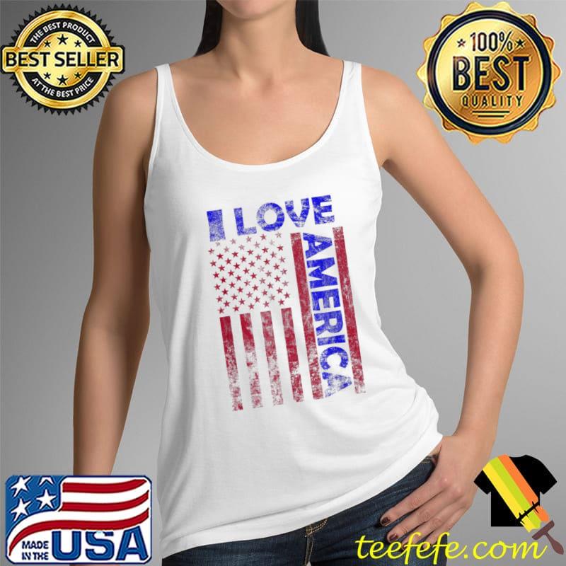 I love America usa flag 4th july independence day usa s Tank Top I love America usa flag 4th july independence day usa s Tank Top