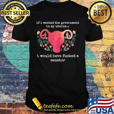 If I Wanted The Government In My Uterus I Would Have Fucked A Senator T-Shirt