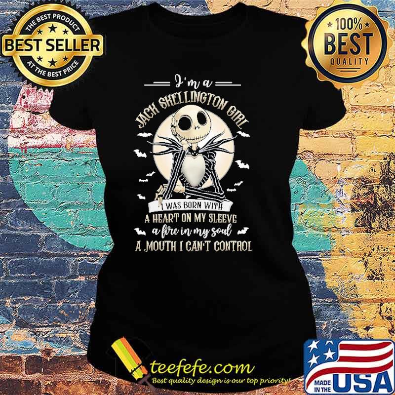 I'm a Jack Skellington Girl Shirt Ladies tee I'm a Jack Skellington Girl Shirt Ladies tee