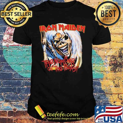 Iron Maiden the number of the beast shirt