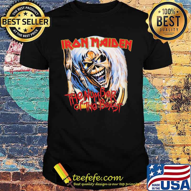 Iron Maiden the number of the beast shirt