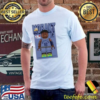 Ja morant bricks figure shirt