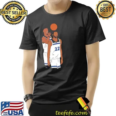 Jimmy butler messing with andrew wiggins shirt