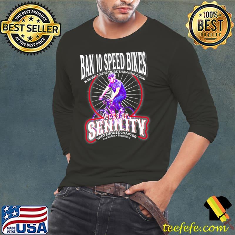 Joe Biden Bicycle Crash Bike Wreck I'm Good RIDIN With Biden Premium T-Shirt Long Sleeve Tee Joe Biden Bicycle Crash Bike Wreck I'm Good RIDIN With Biden Premium T-Shirt Long Sleeve Tee