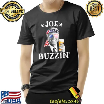 Joe buzzin' patriotic july 4th drinking president Joe Biden shirt