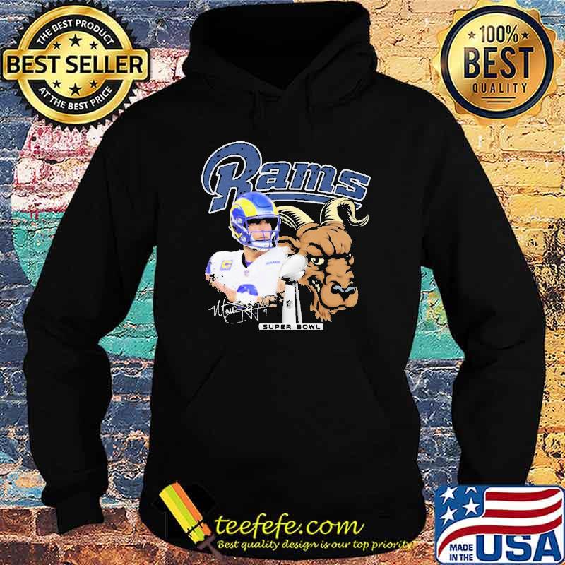 John wolford los angeles rams super bowl lvI signature s Hoodie John wolford los angeles rams super bowl lvI signature s Hoodie