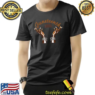 Juneteenth 1865 Remember My Ancestors Celebrate Freedom Day T-Shirt