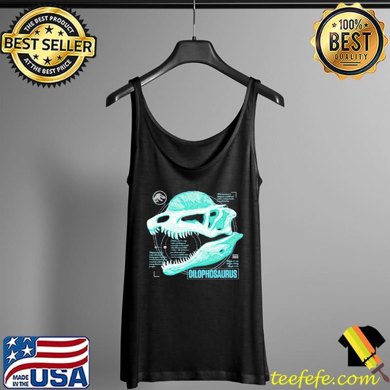 Jurassic world fallen Kingdom teal dilophosaurus s Tank Top Jurassic world fallen Kingdom teal dilophosaurus s Tank Top
