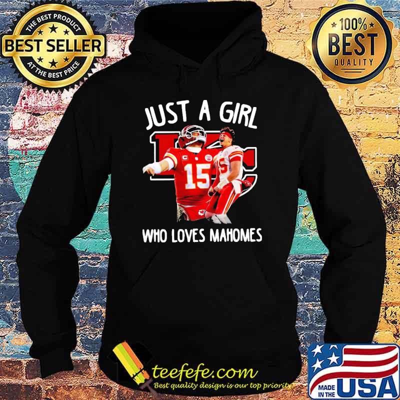 Just a girl who love patrick mahomes Kansas city Chiefs s Hoodie Just a girl who love patrick mahomes Kansas city Chiefs s Hoodie