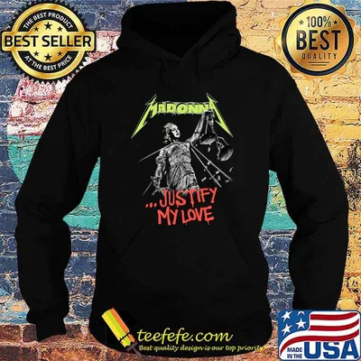 Justify My Love Madonna Metallica Shirt