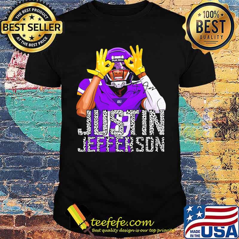 Justin jefferson Minnesota vikings national Football shirt Justin jefferson Minnesota vikings national Football shirt