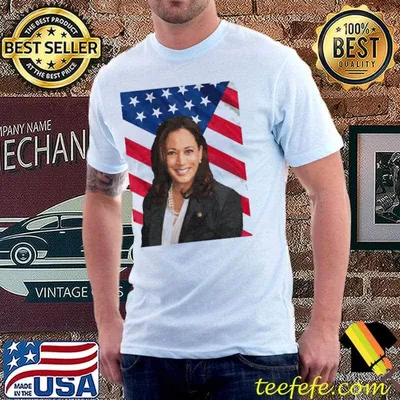 Kamala Harris America Flag Shirt
